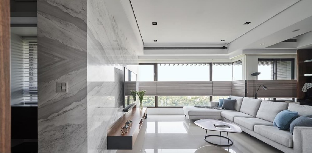 黑白灰装修风格-效果图案例-1