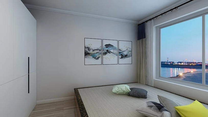 沈阳​隆河谷-现代简约装修风格-110m²