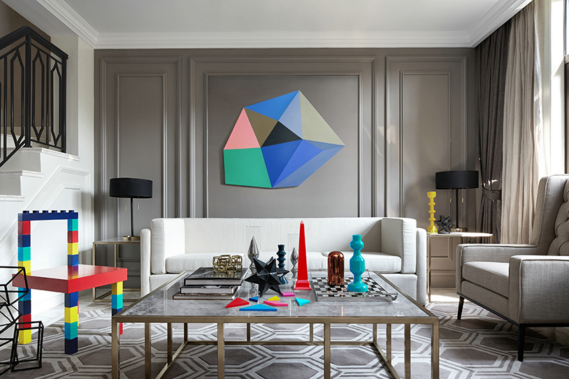 沈阳金地棕榈岛-轻奢装修风格-220m²