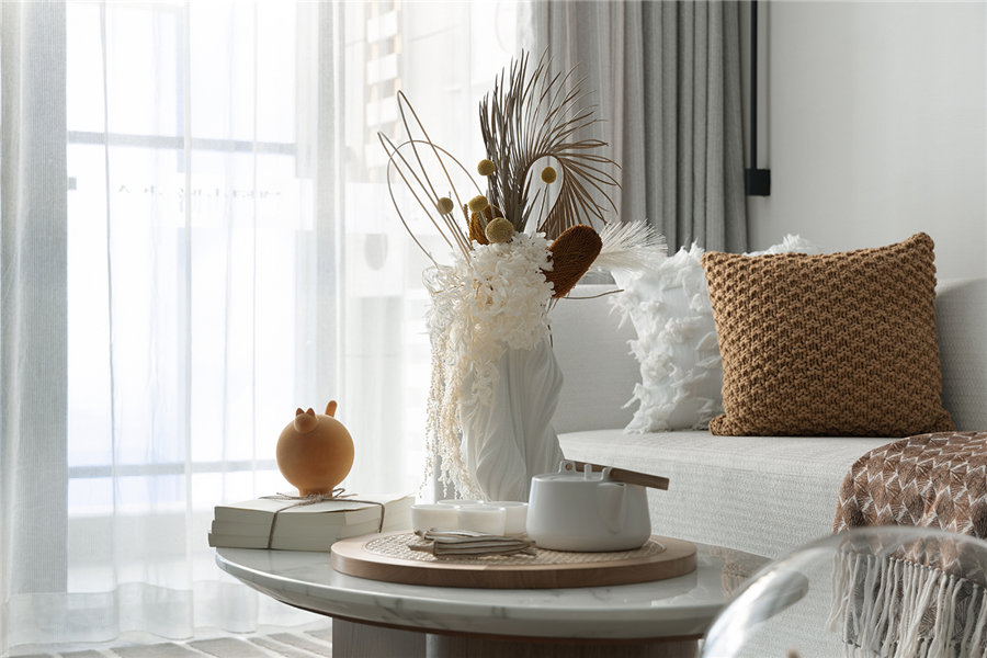 奶油风装修风格-效果图案例-3