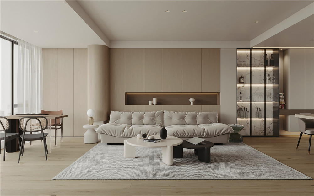 侘寂风装修风格-效果图案例-2