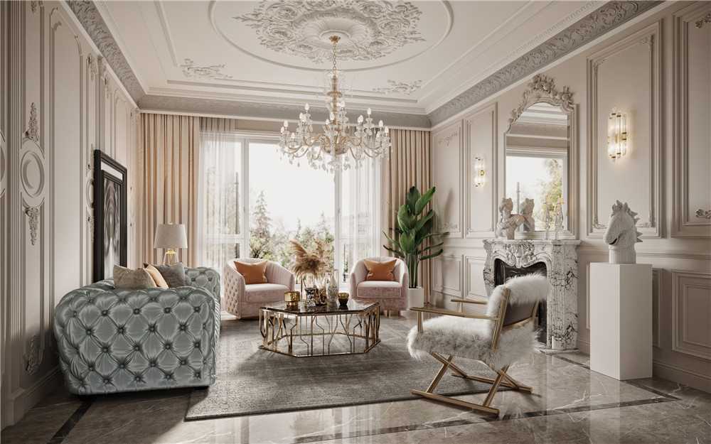 轻奢风装修风格-效果图案例-11