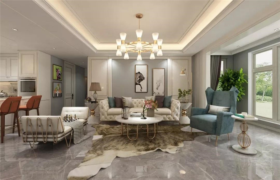 沈阳碧桂园公园里-简欧装修风格-137m²